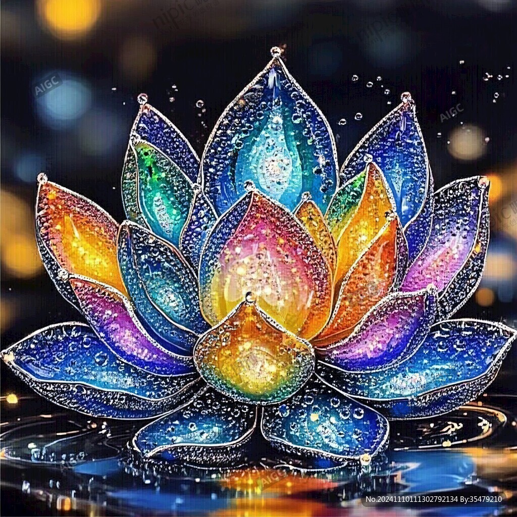 水晶蓮花