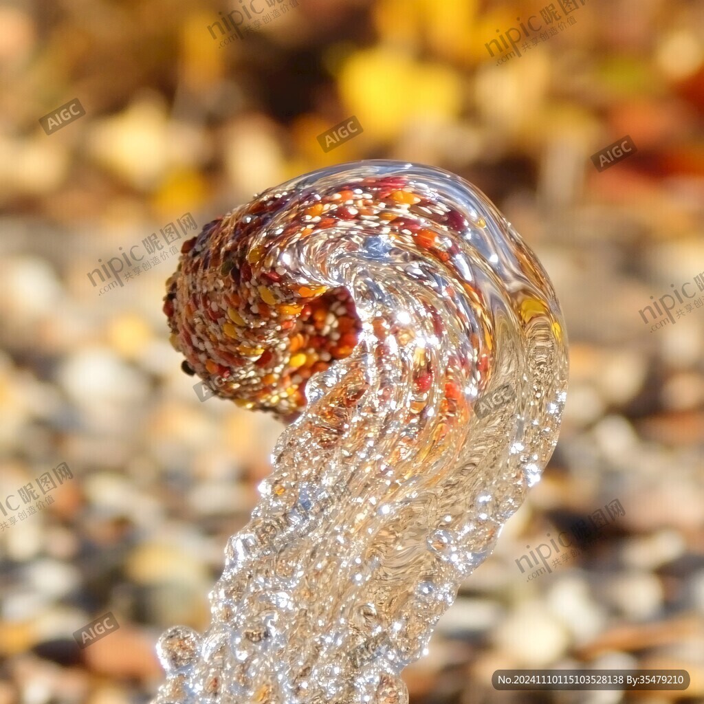 碰水