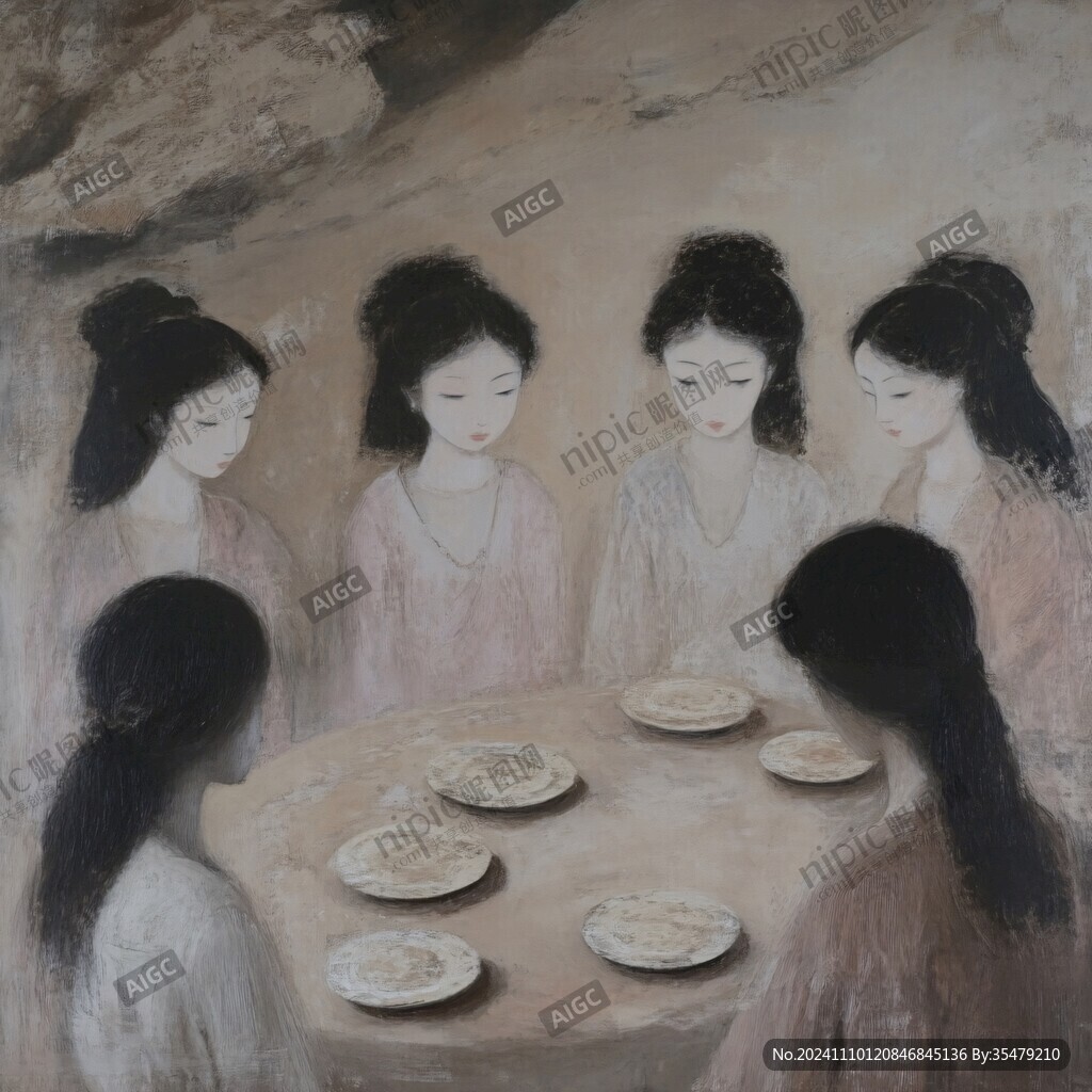 仕女宴飲