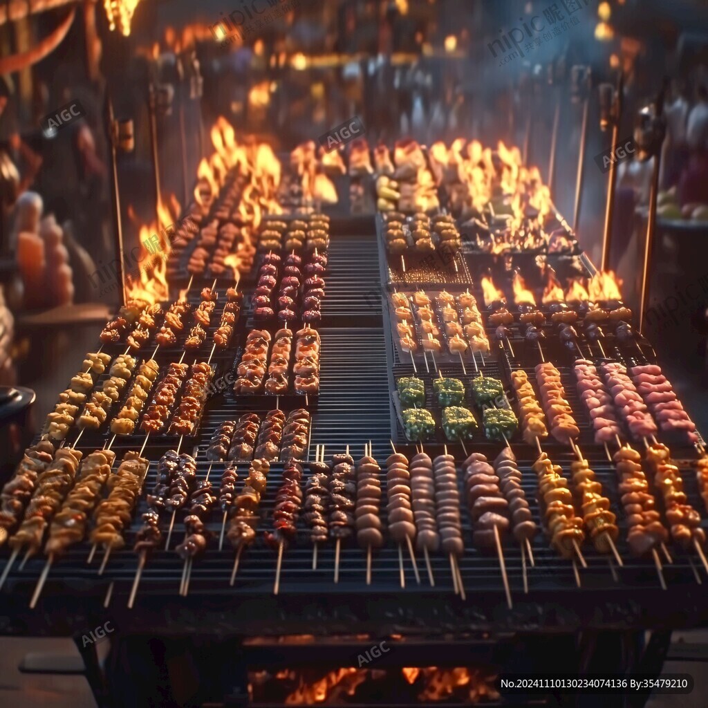 古鎮(zhèn)夜市小吃美食