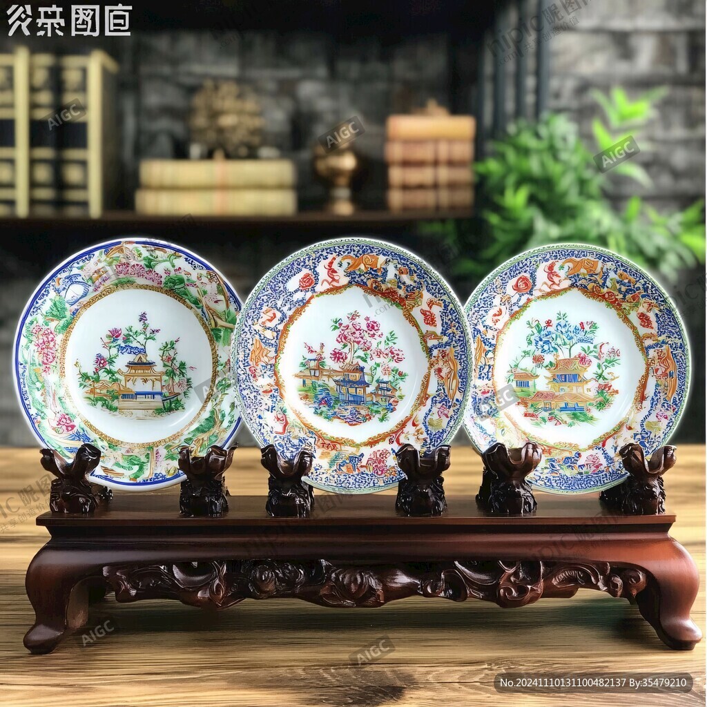 皇家琺瑯彩盤