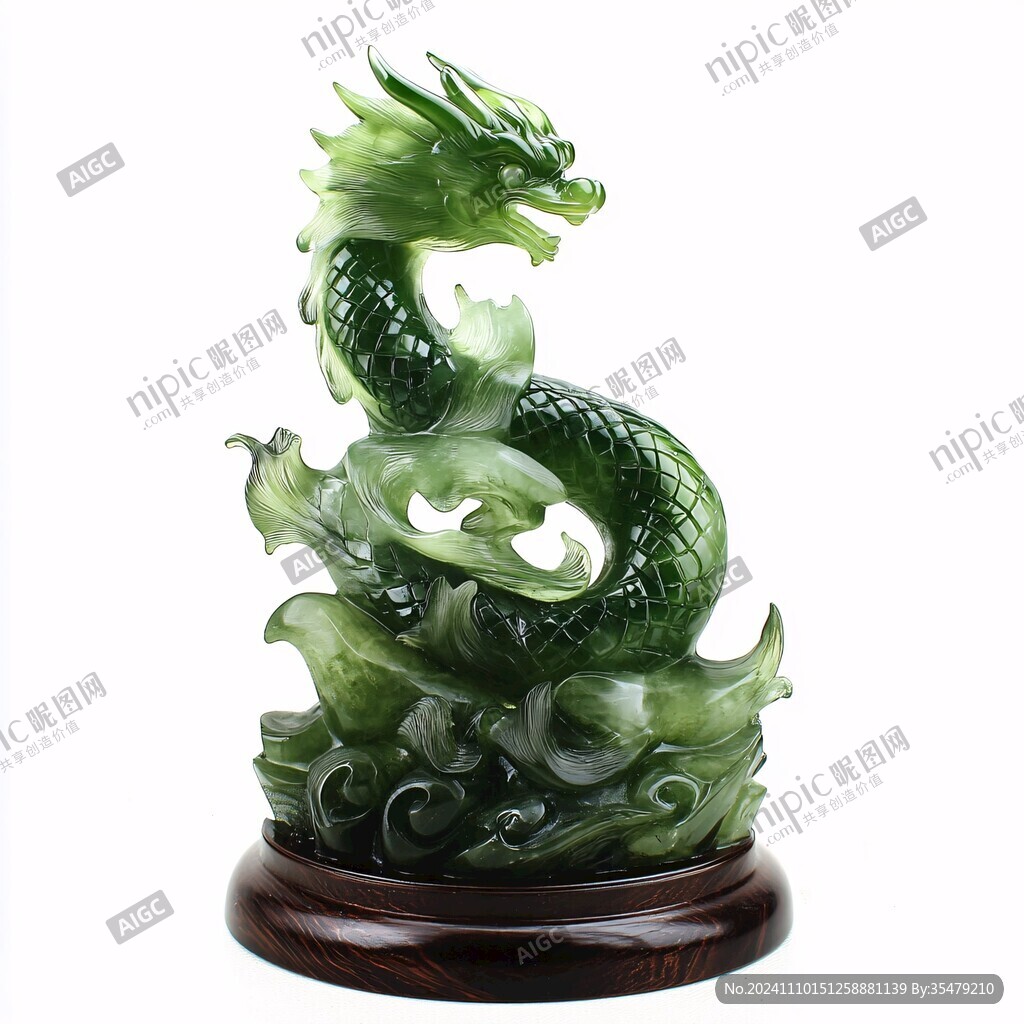 玉擺件龍鳳呈祥