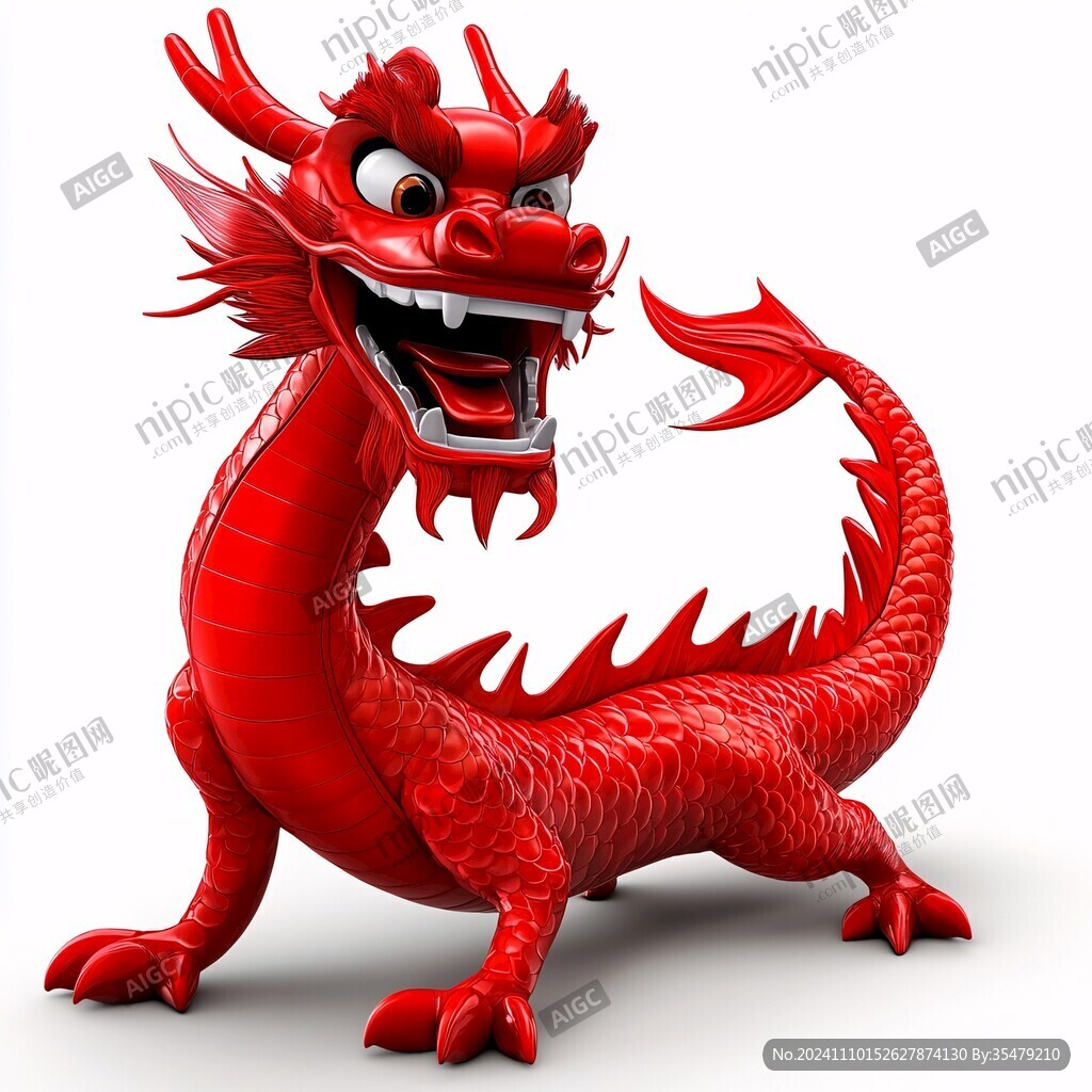 喜慶卡通龍