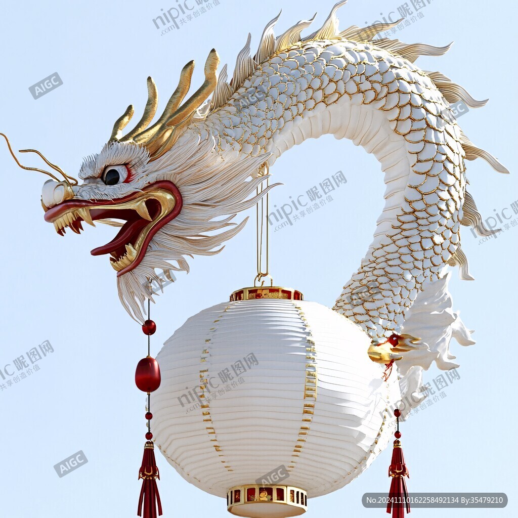 龍年燈籠美陳