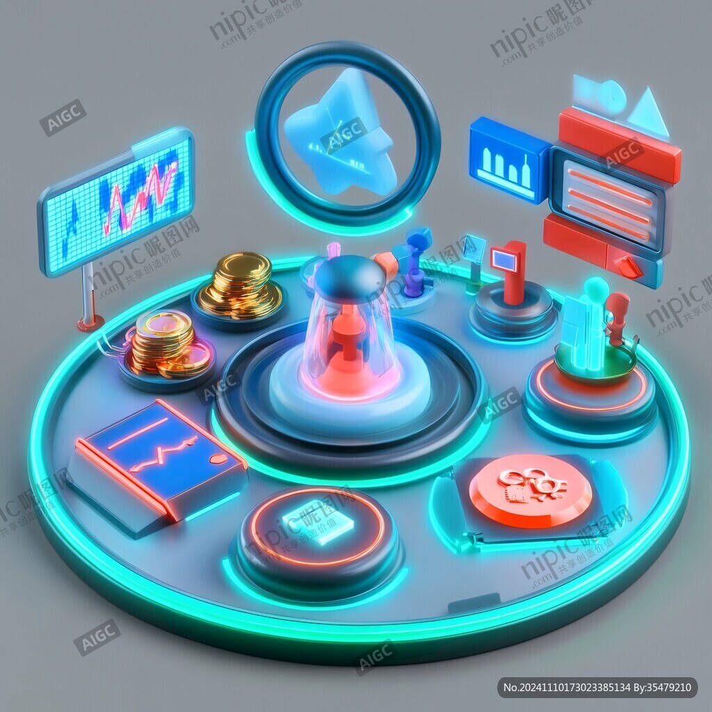 3d立體科技感圖標(biāo)