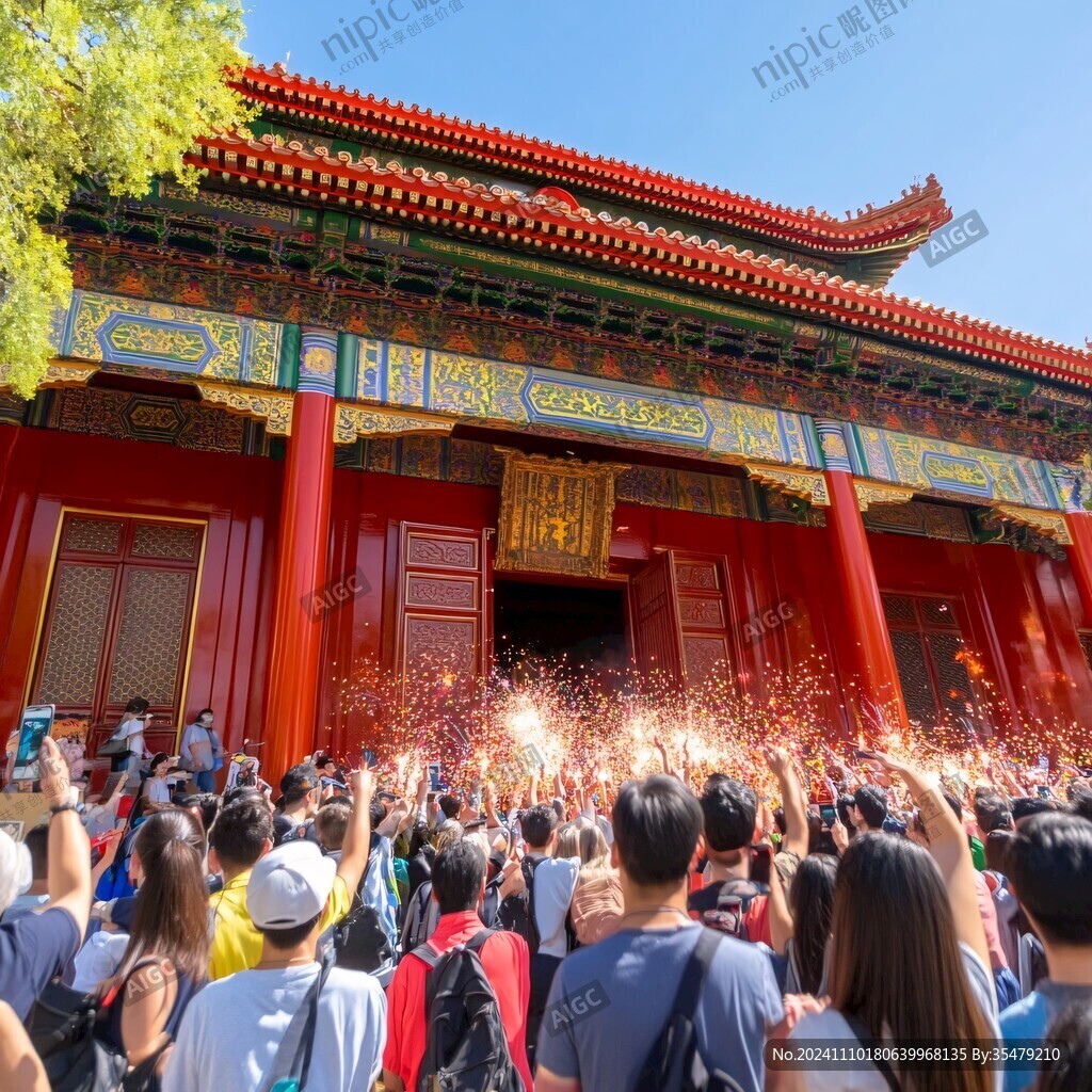 節假日的故宮
