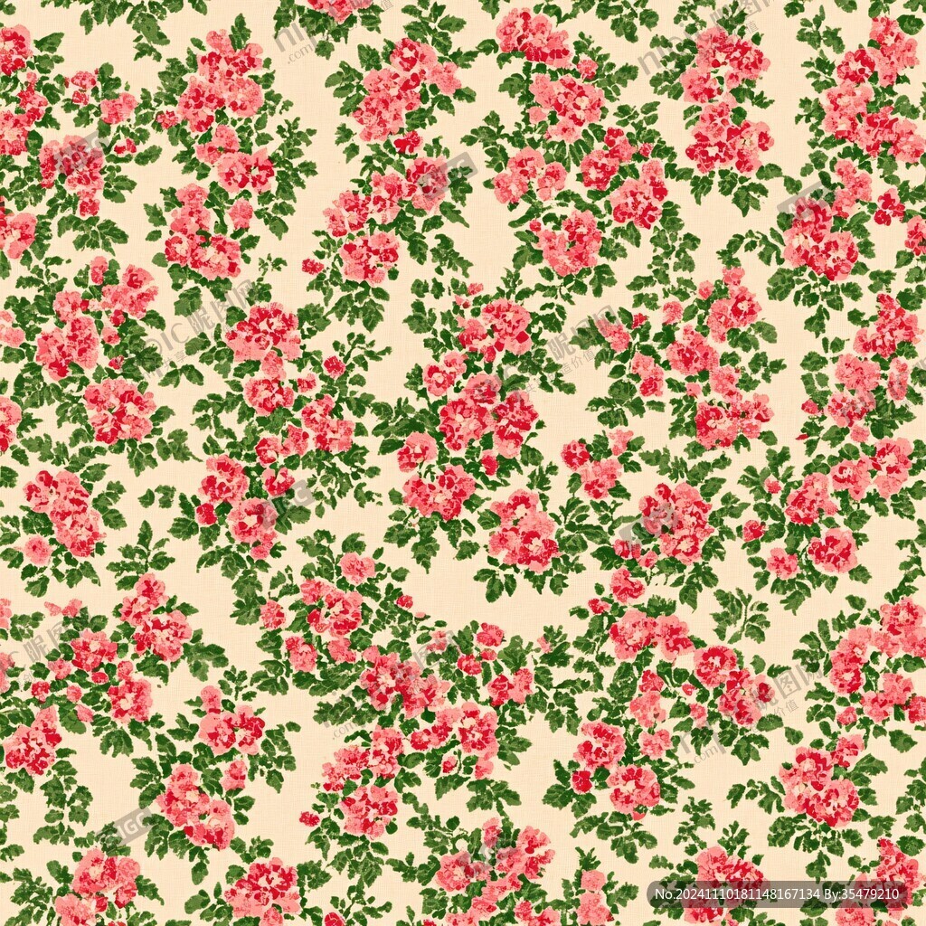 薔薇花圖案