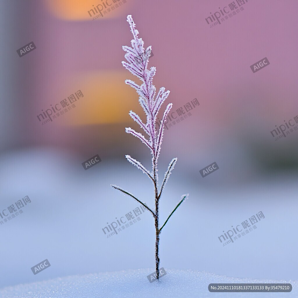冰雪植物小景