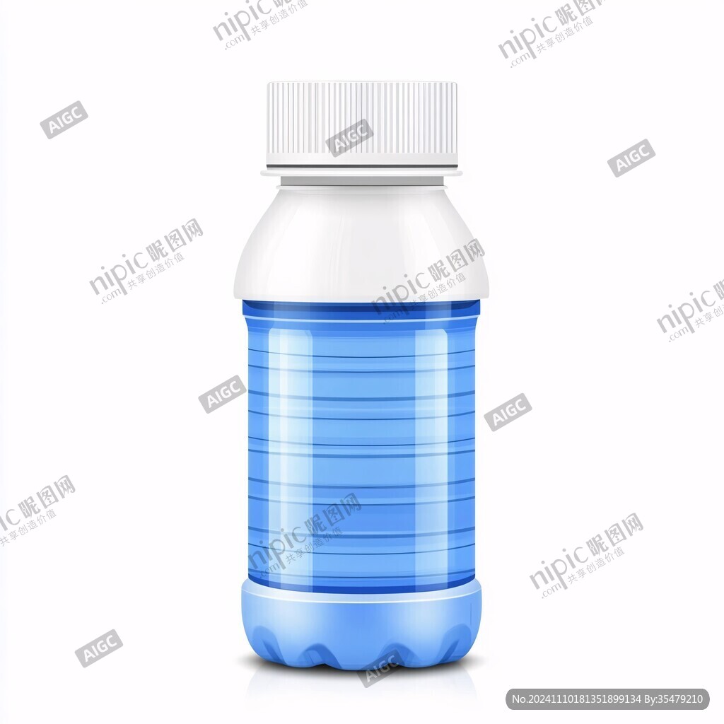 保健品瓶智能貼圖