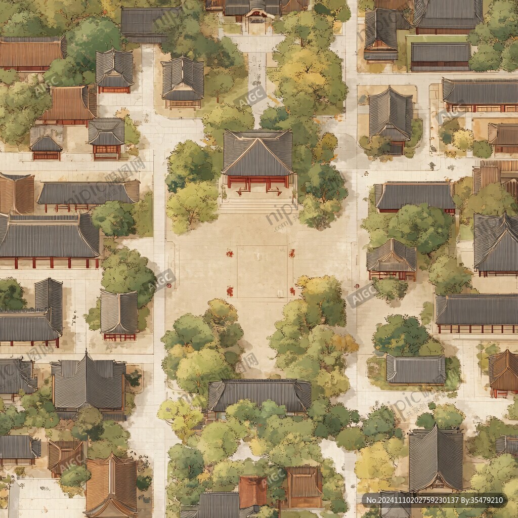 天一閣插畫