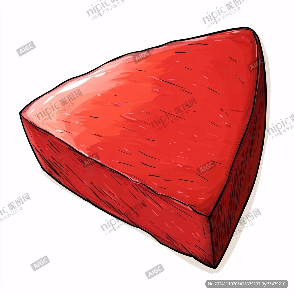 生牛肉插畫