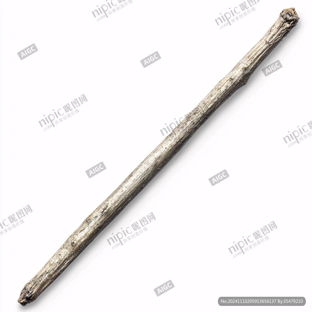 竹節紋金發簪