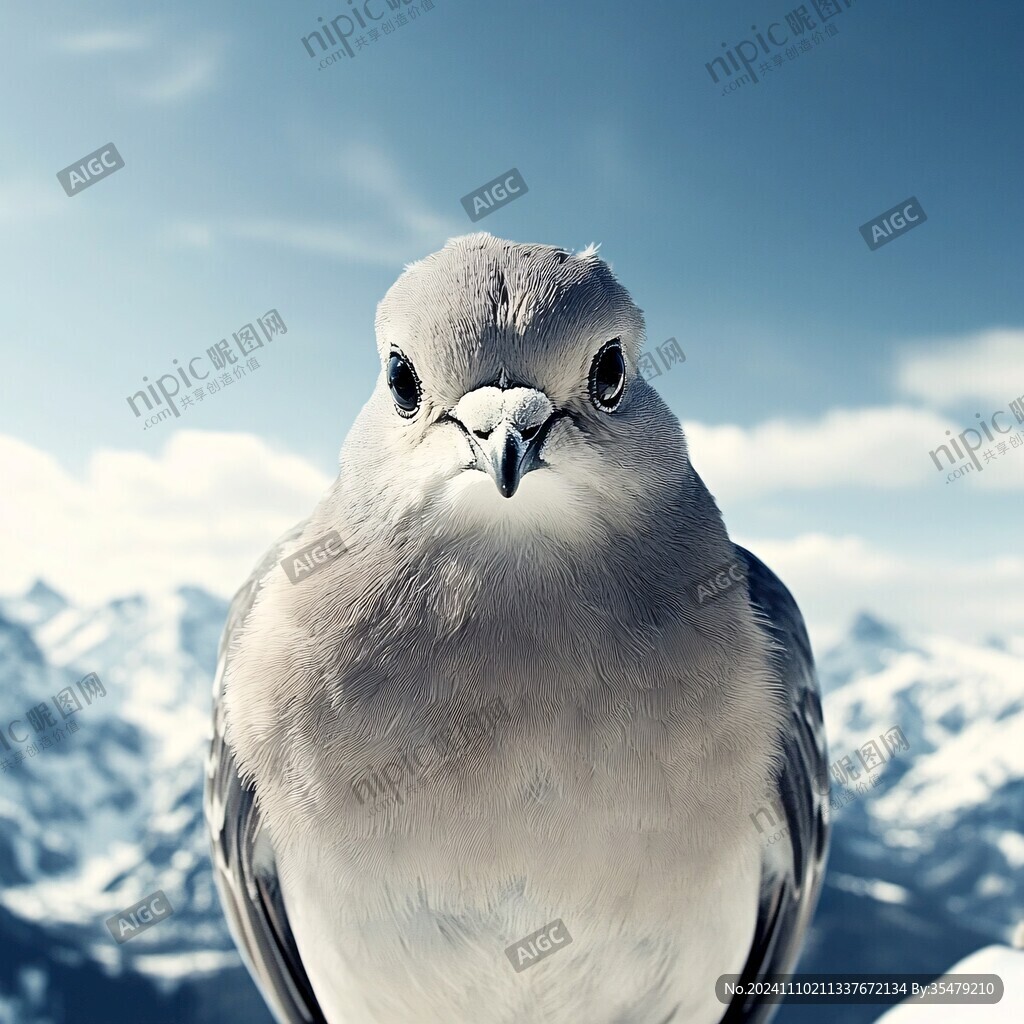 雪地鴿子鴿子