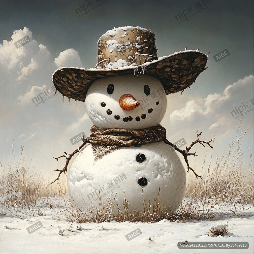 雪人素材下載