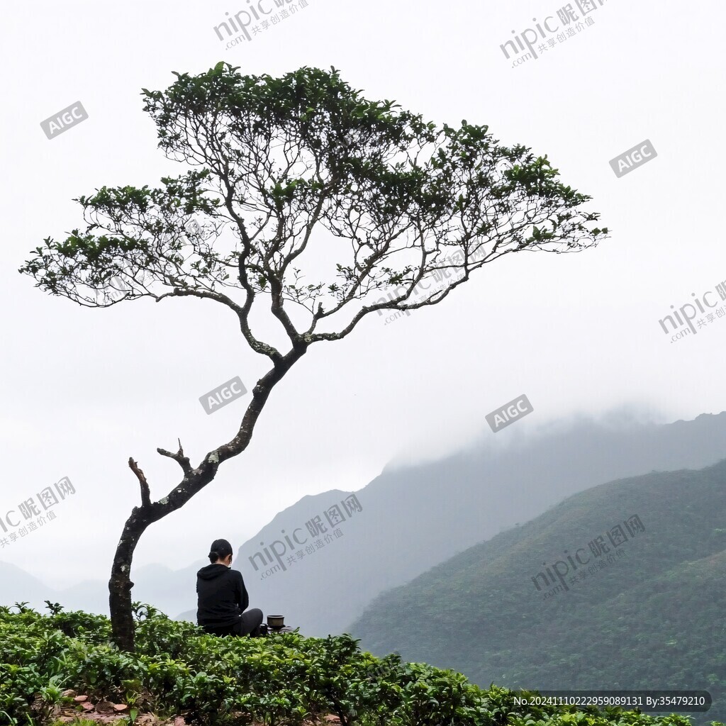 一棵孤獨的茶樹