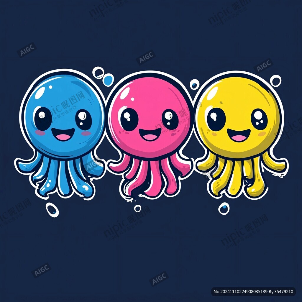 簡(jiǎn)約個(gè)性小章魚(yú)