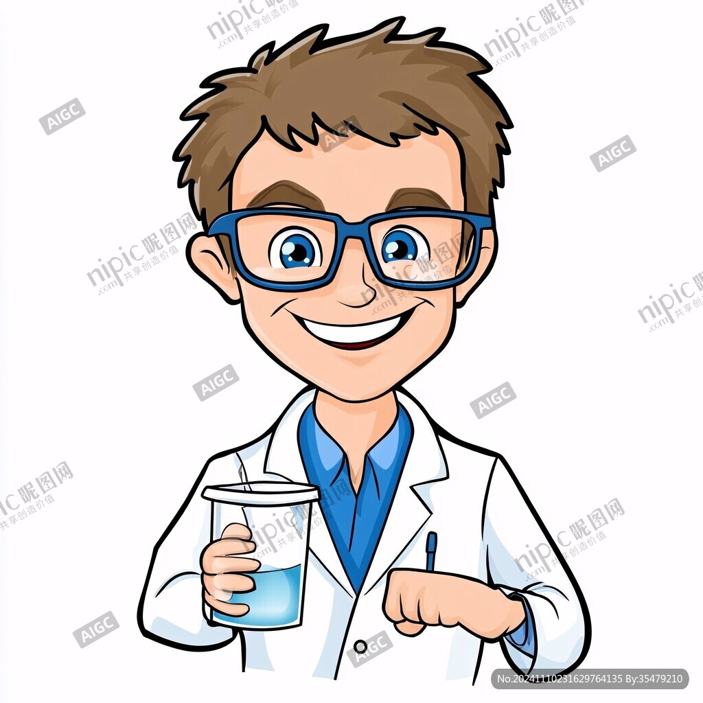 科學家卡通形象