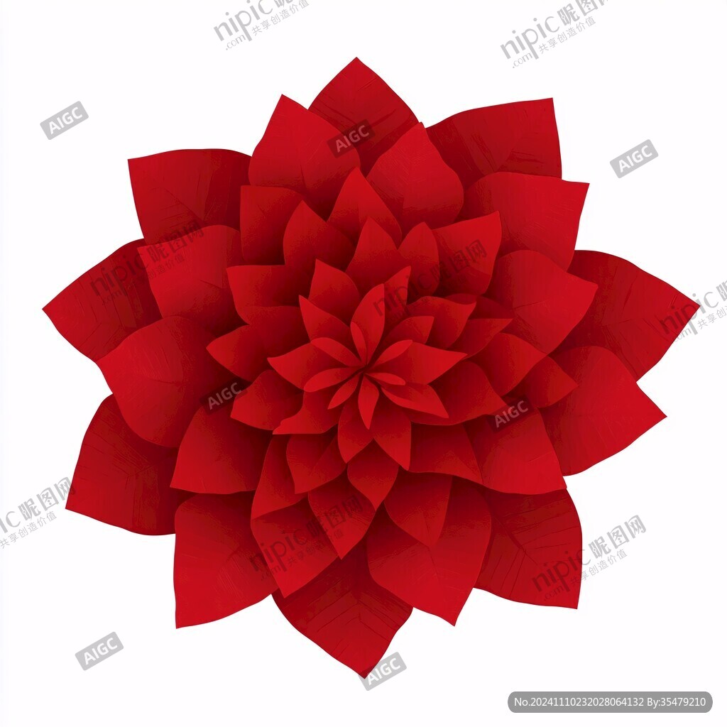 紅色立體質(zhì)感花紋