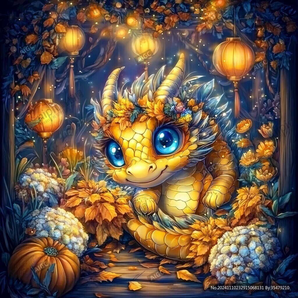q版龍插畫