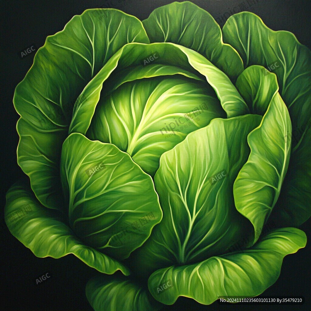 卷心菜插畫