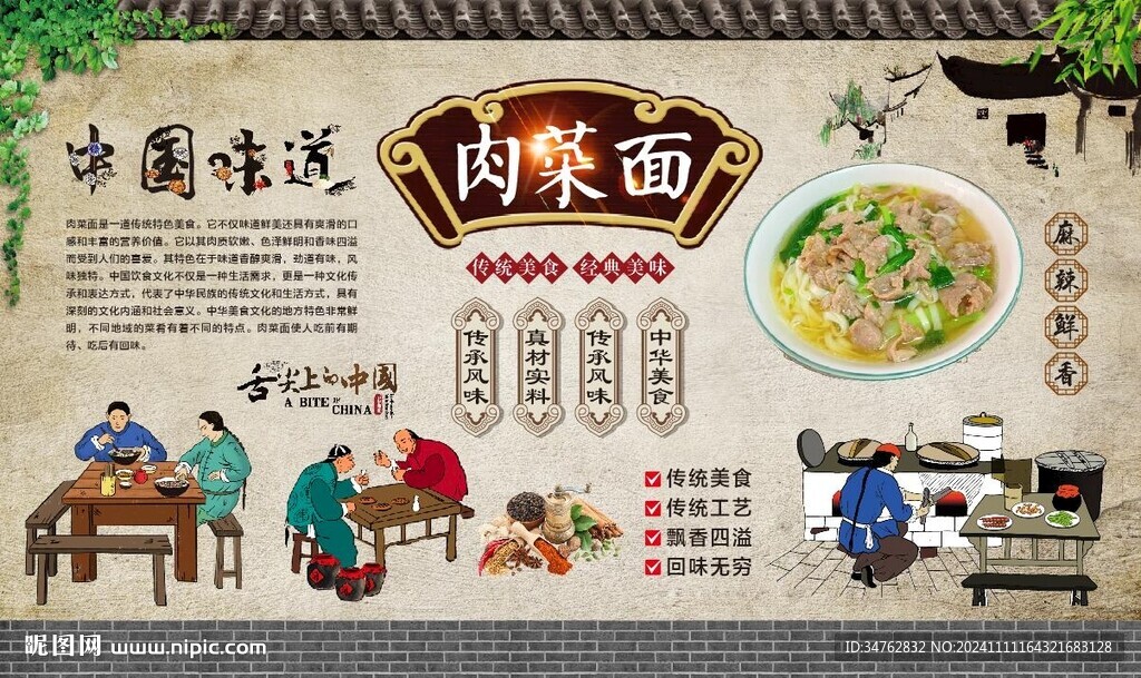 肉菜面