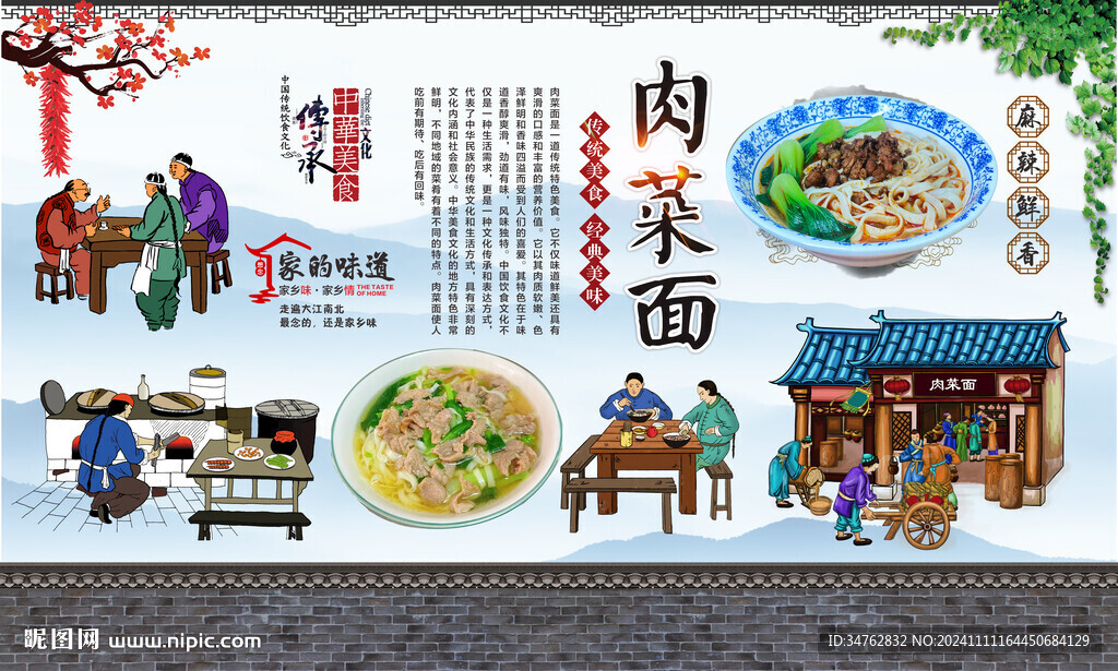 肉菜面