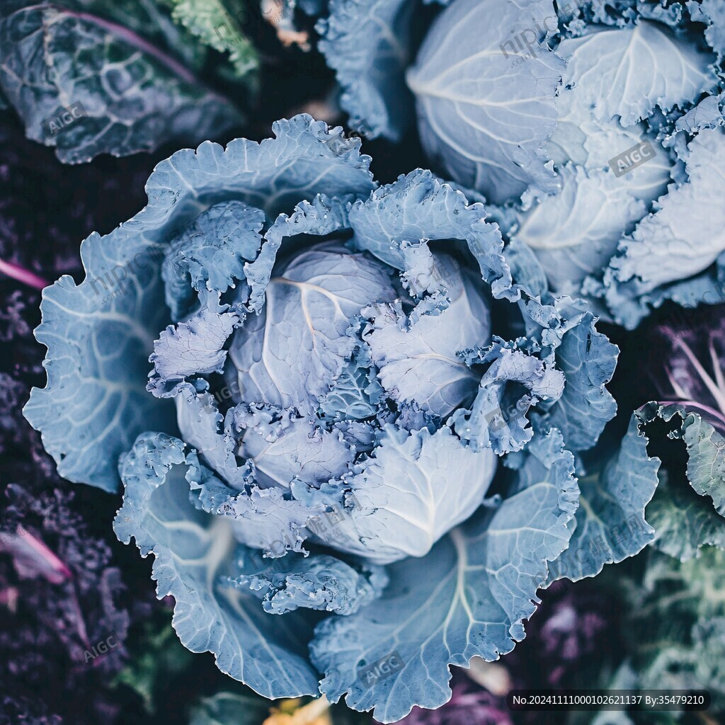 紫葉甘藍(lán)植株