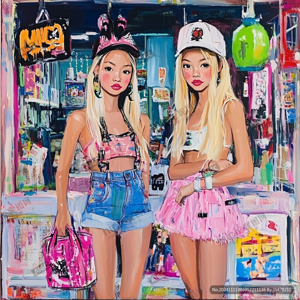 網(wǎng)紅潮流插畫