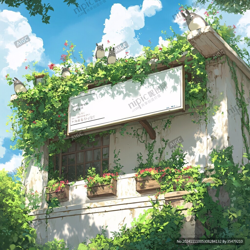 動(dòng)漫場景插畫