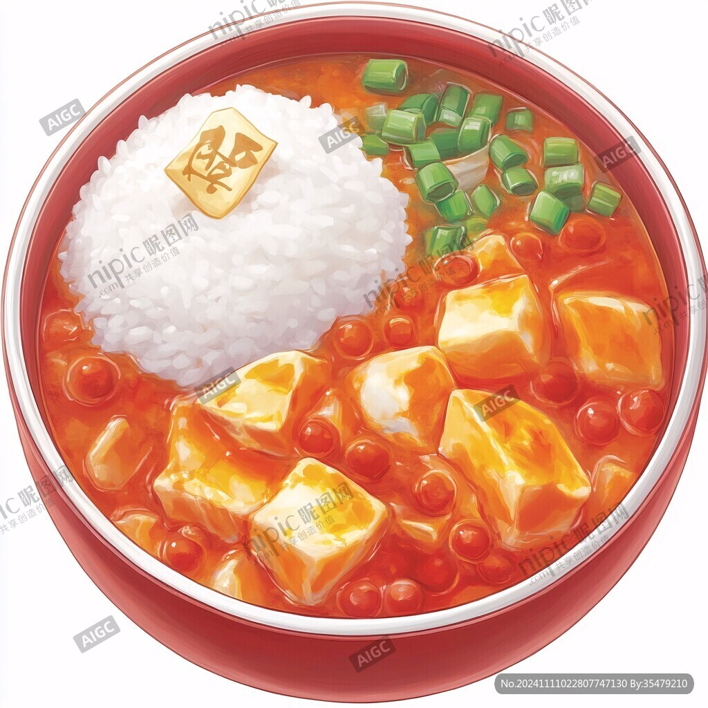 蓋澆飯插畫