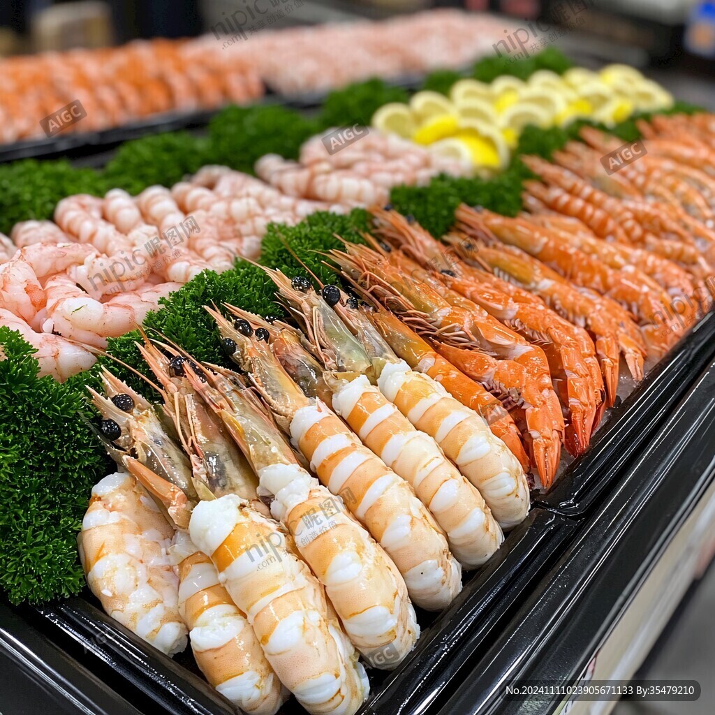 海鮮自助新鮮菜品