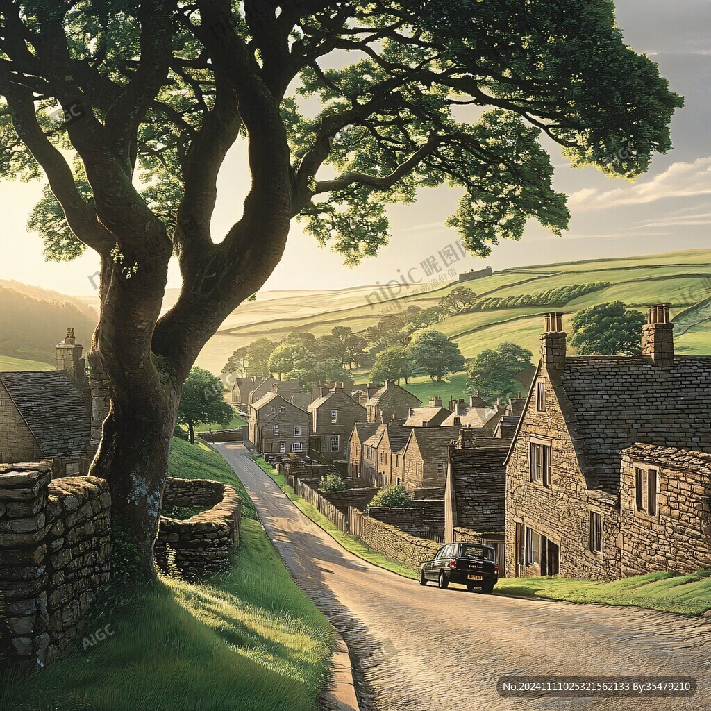 歐美鄉村街景