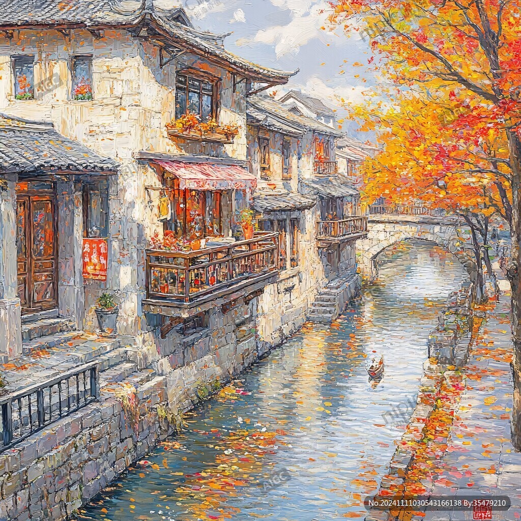 古北水鎮(zhèn)裝飾畫