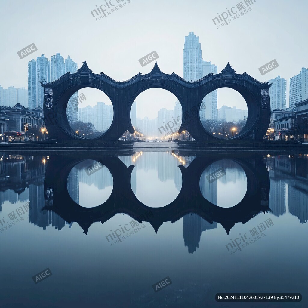 地標(biāo)建筑九眼橋