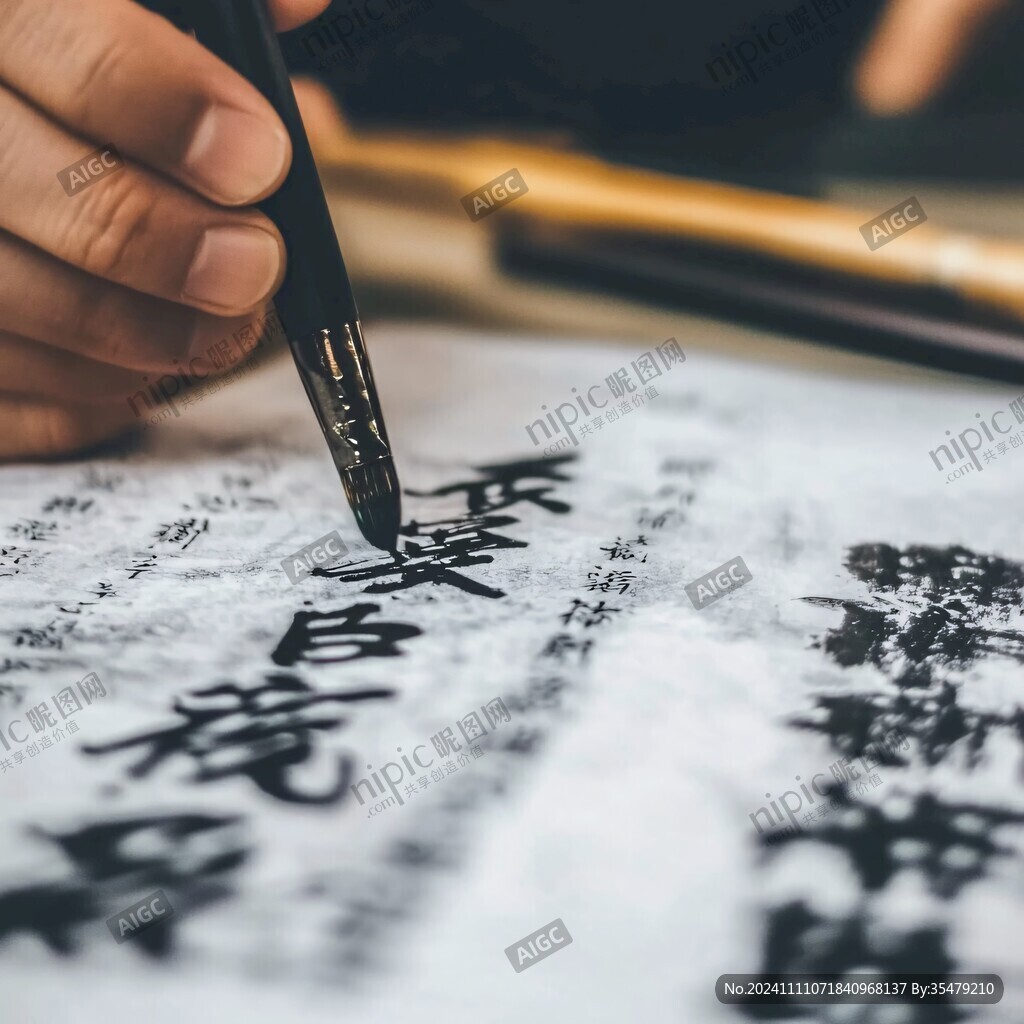 毛筆寫真