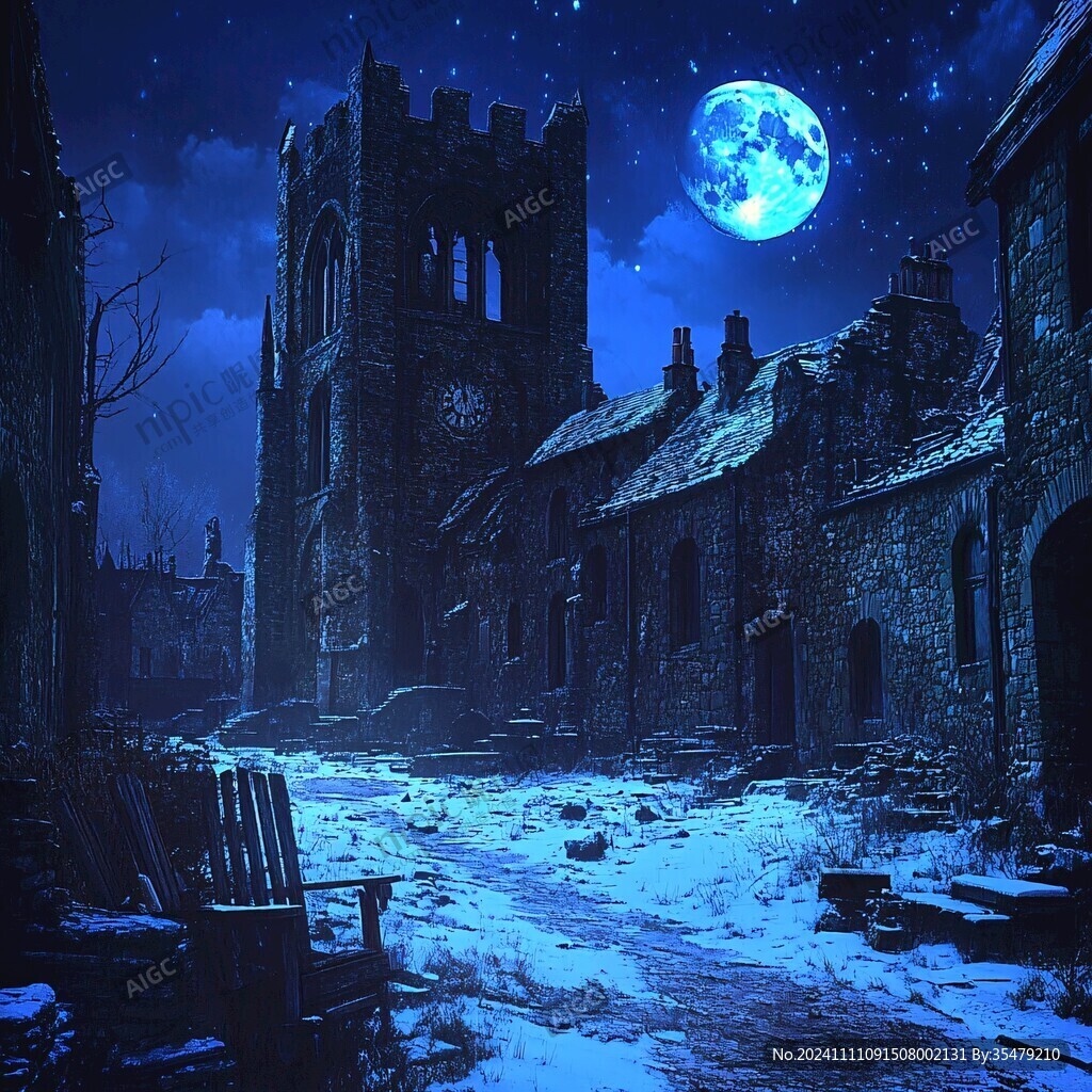 懷舊夜色場景