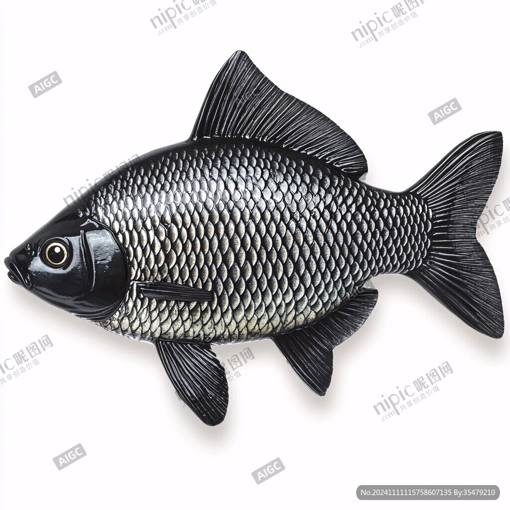 3d畫鯽魚