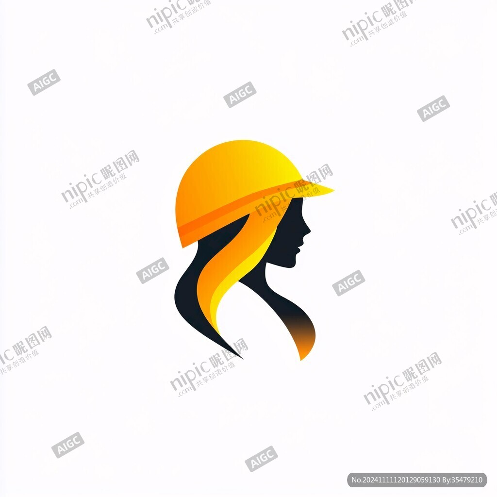 戴帽子的女人logo