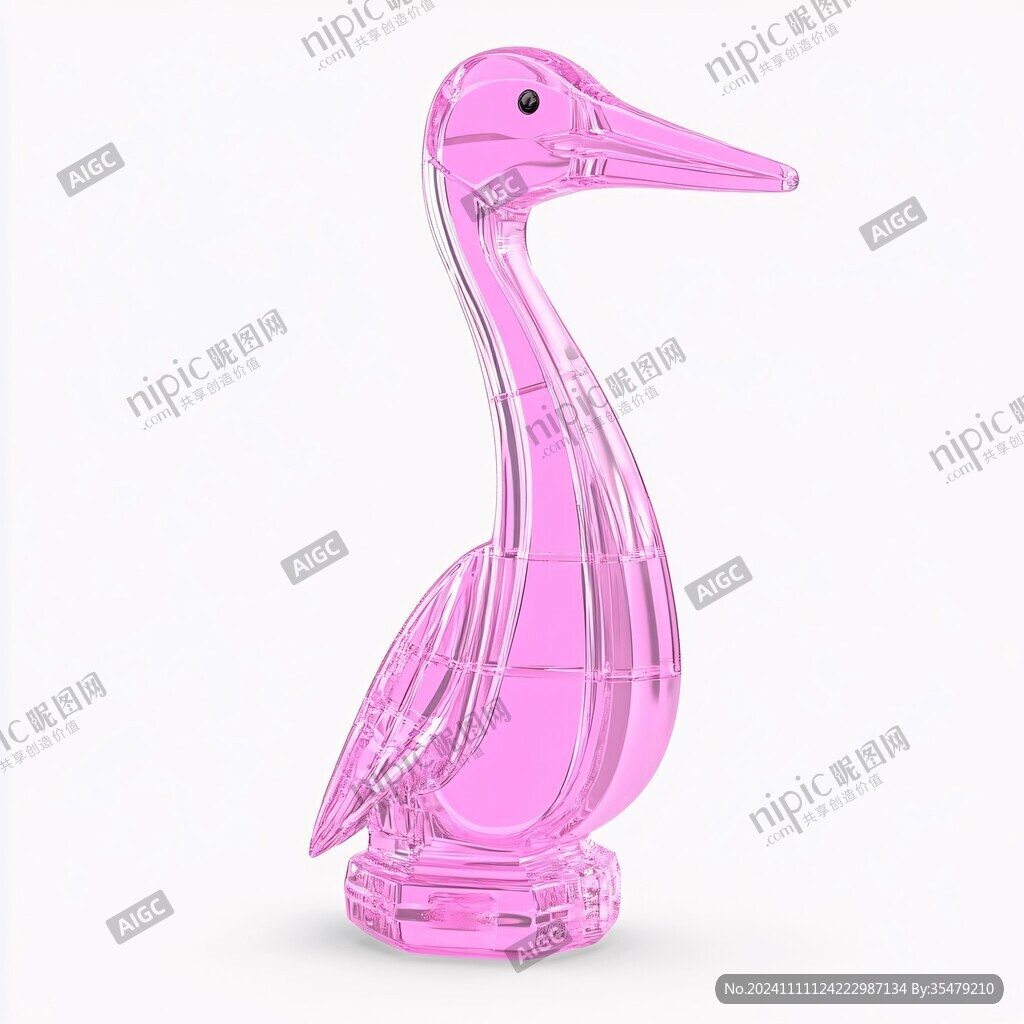 鴨形玻璃注