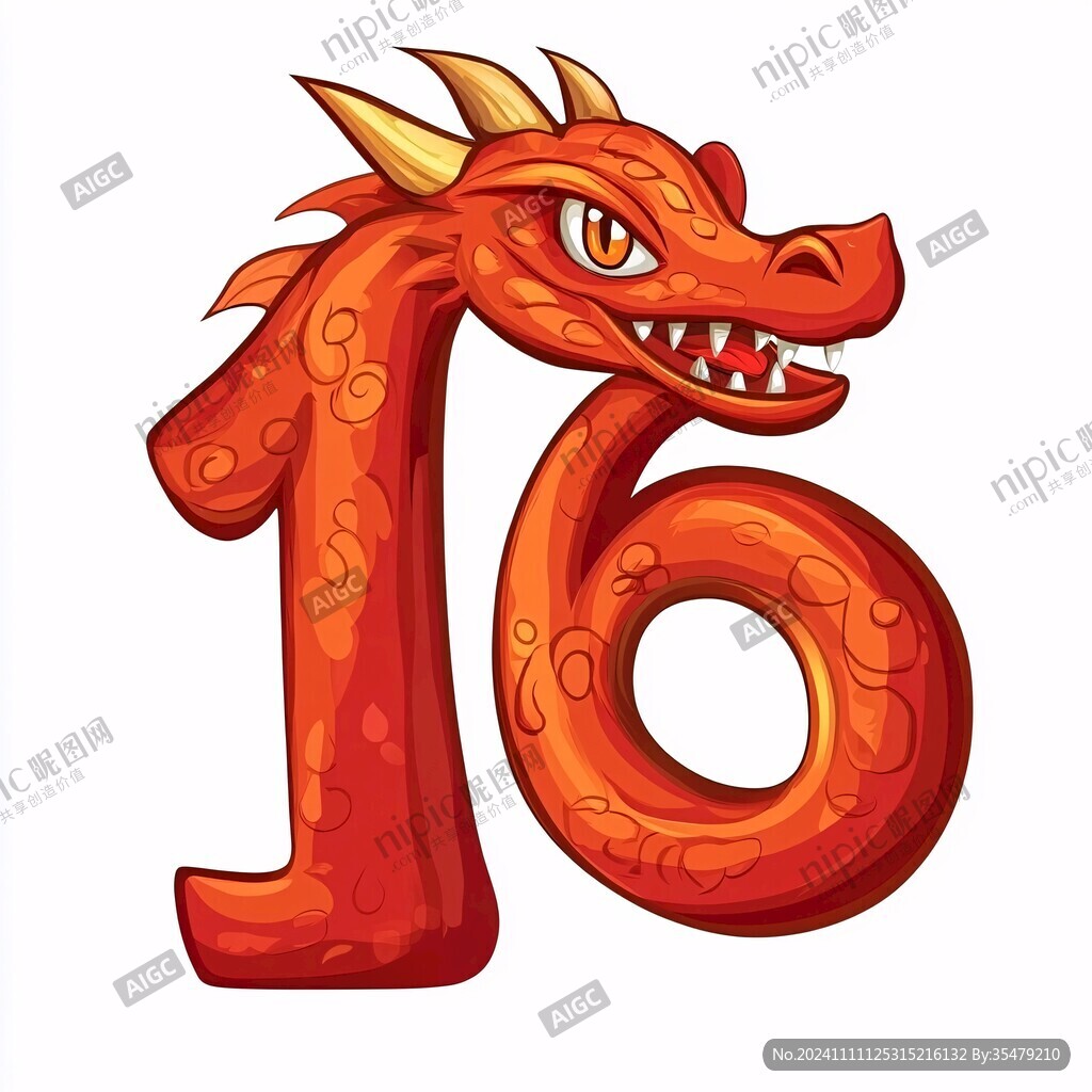 龍蛇數(shù)字6六龍