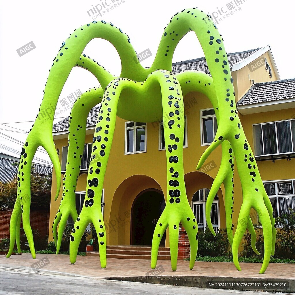 巨型章魚雕塑