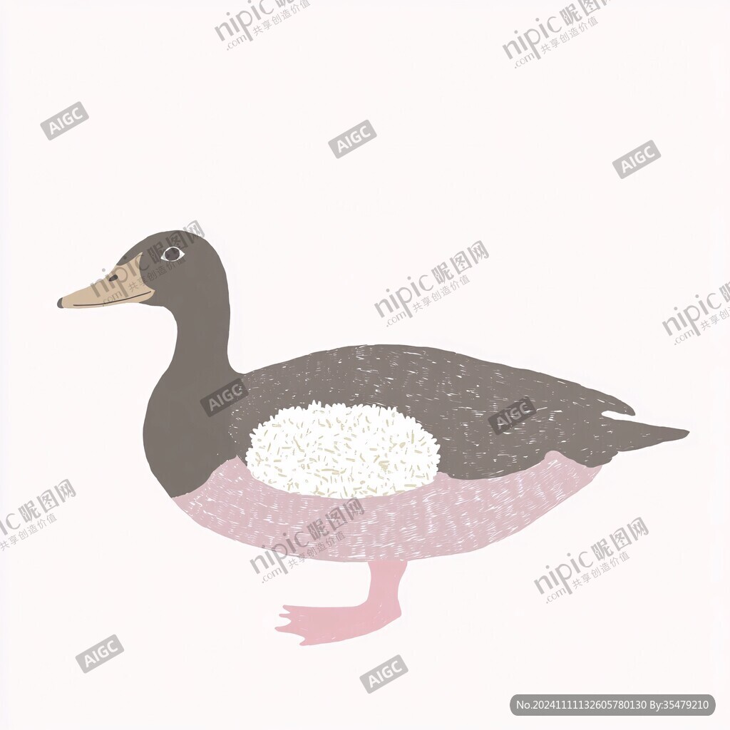 土鴨插畫