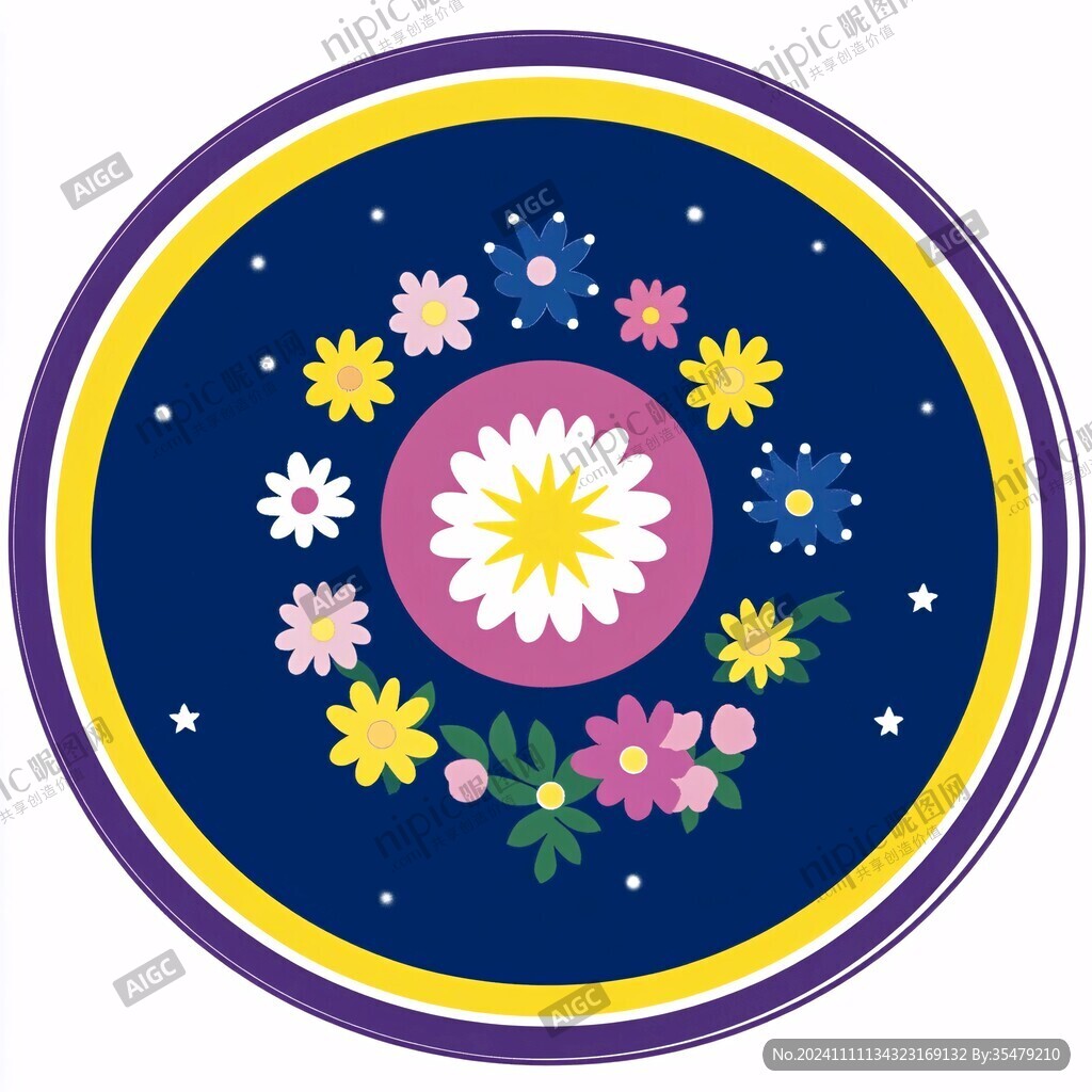 圓盤花色設(shè)計