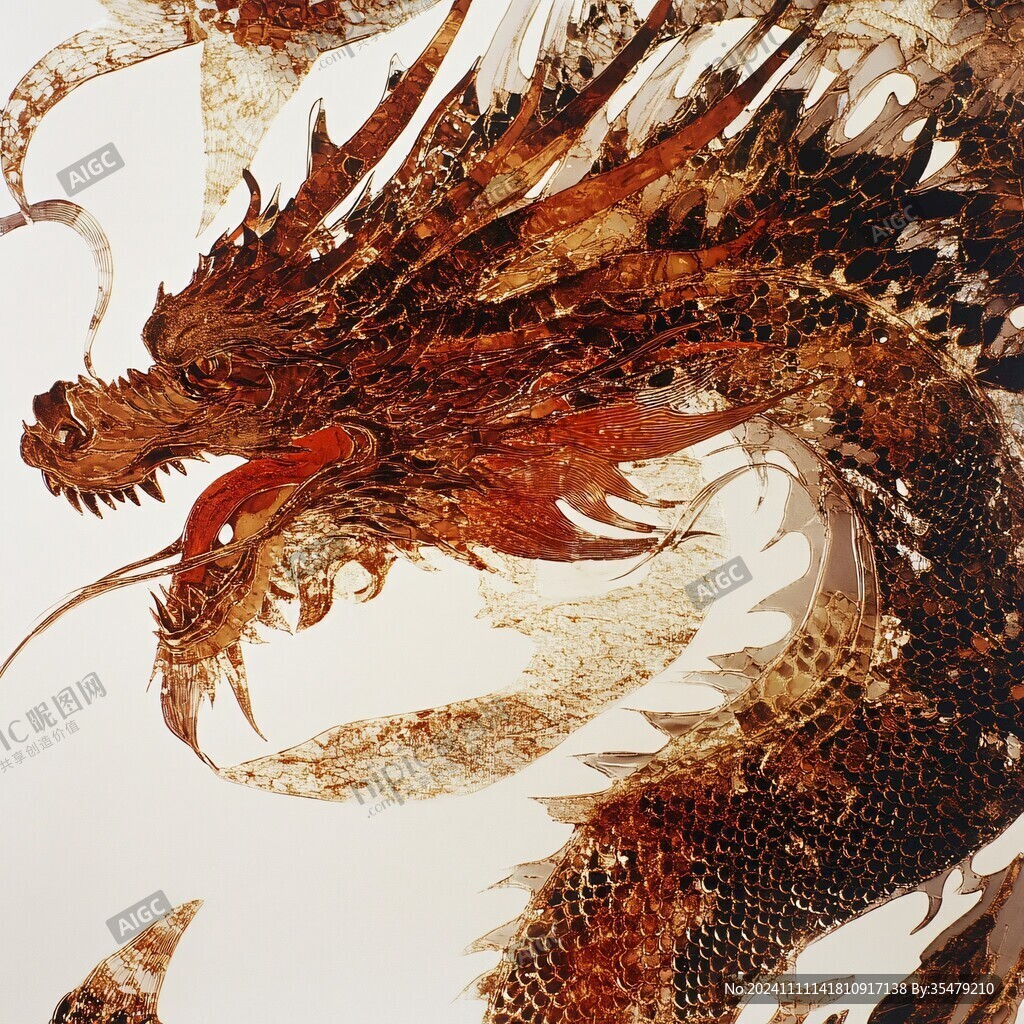 工筆龍