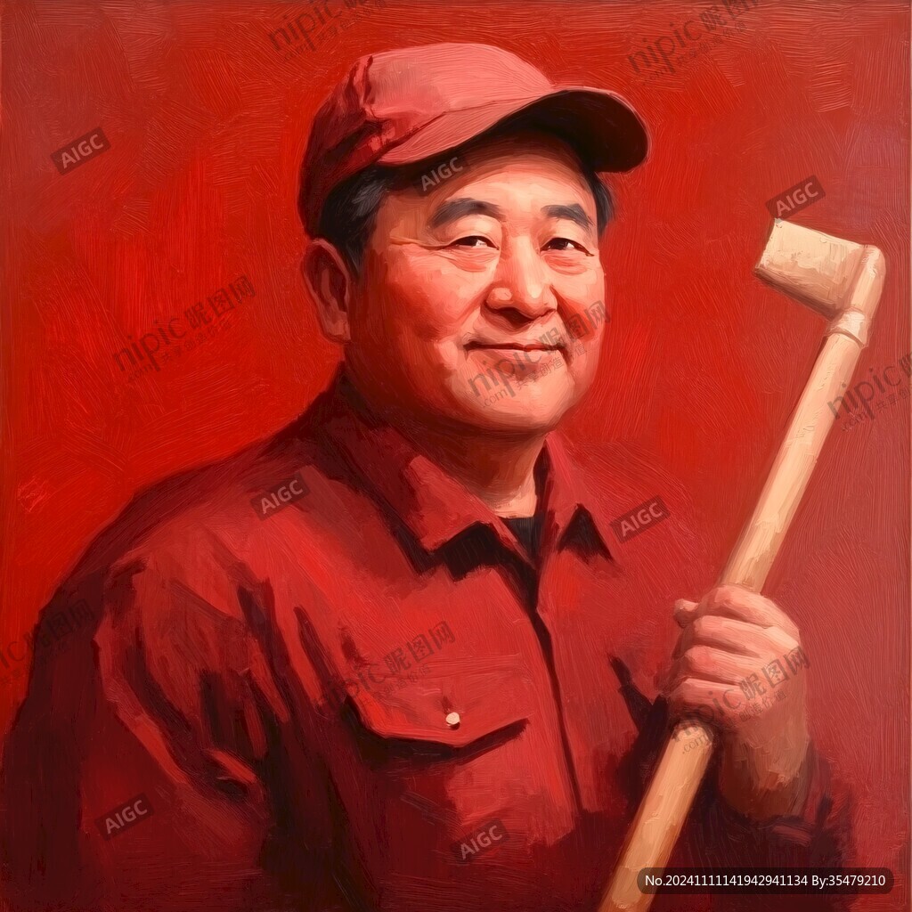 石油工人像