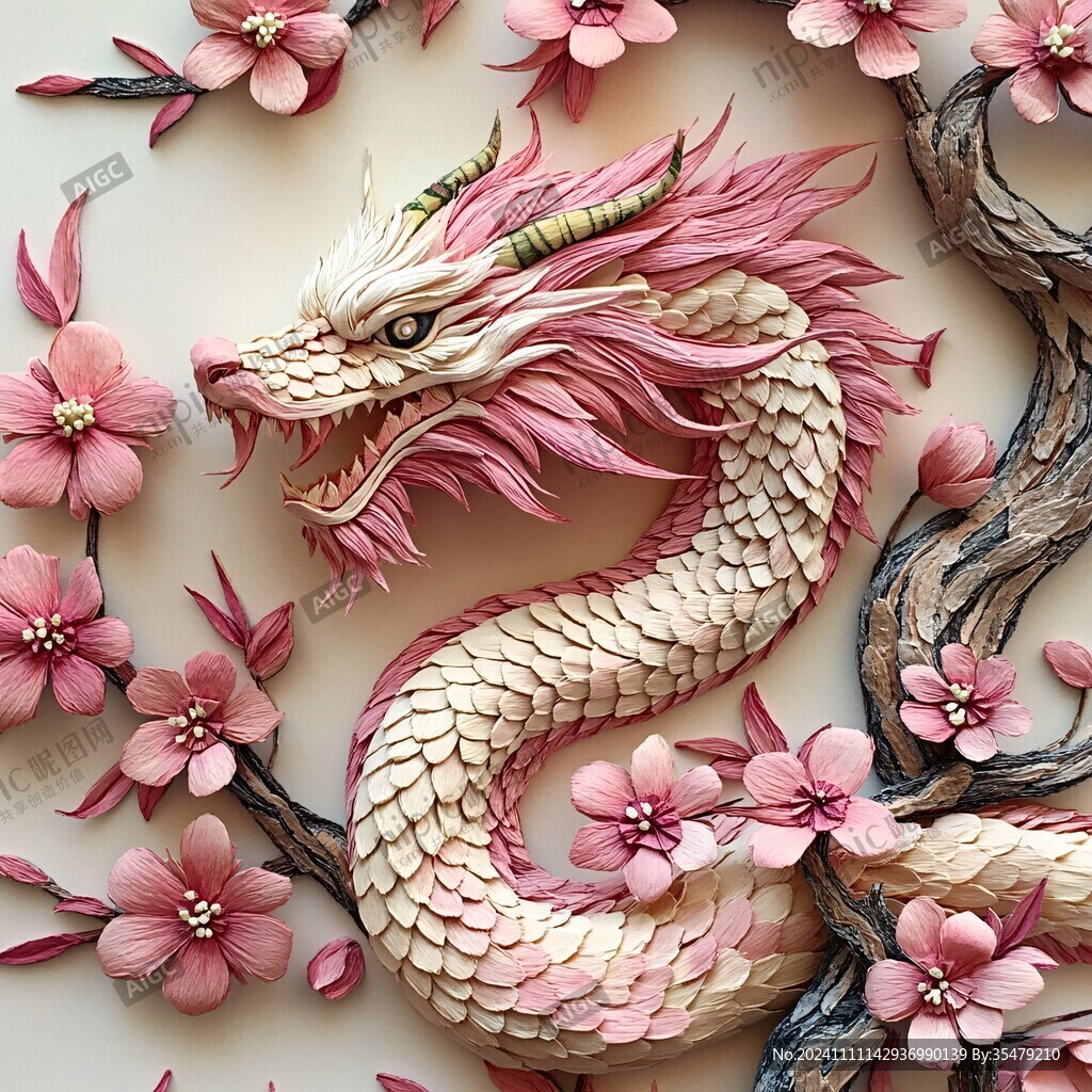 龍年立體裝飾