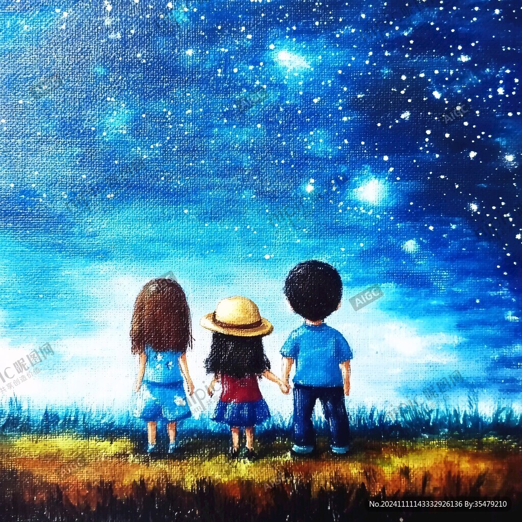 情侶看流星雨