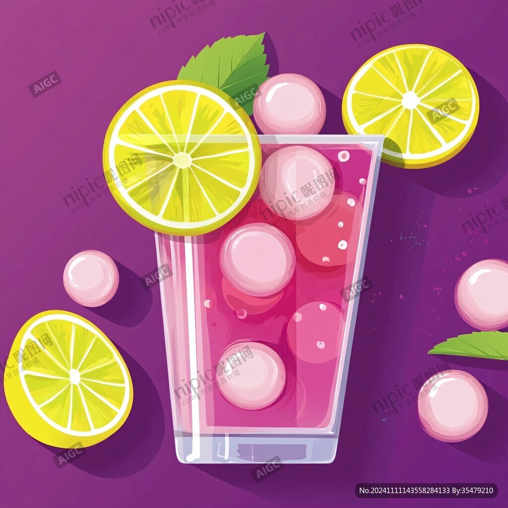冷飲插畫