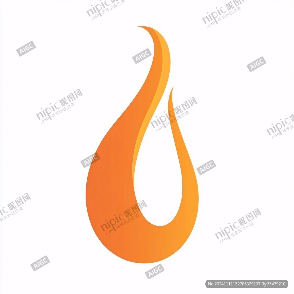 水滴火焰結合logo