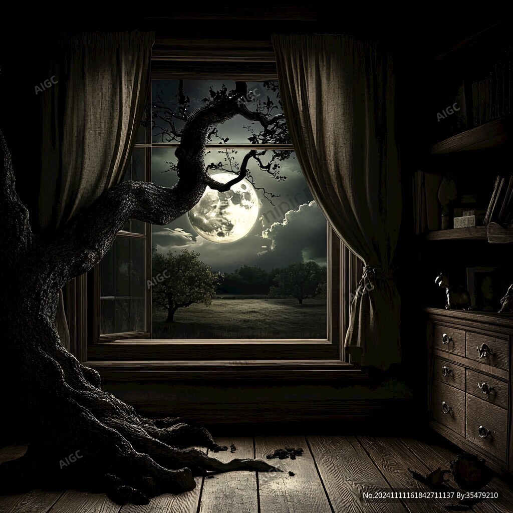夢幻夜晚立體畫
